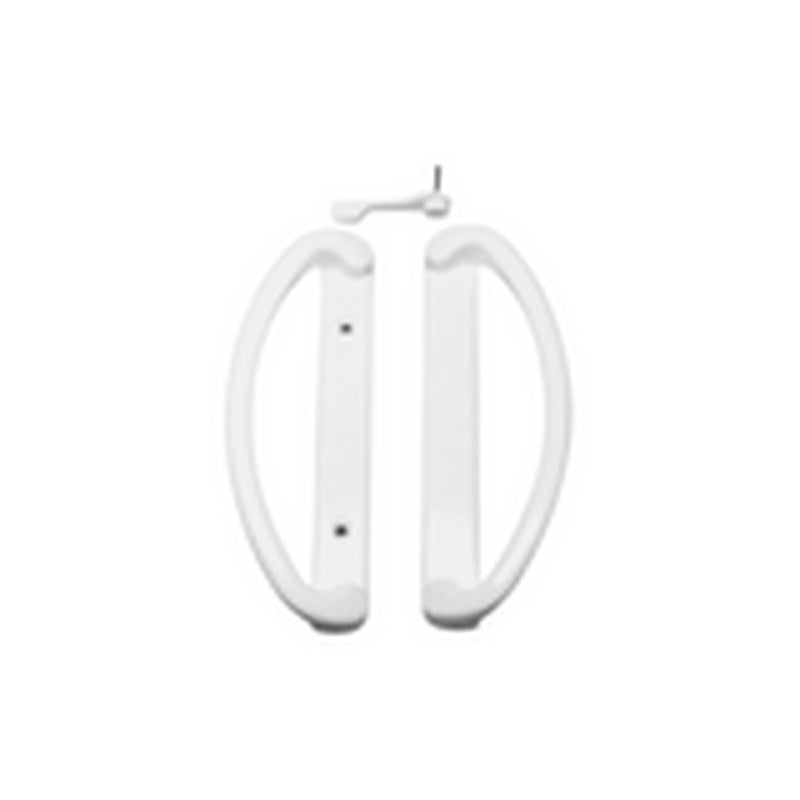 Handle Set, White, 3-15/16 in, SDH-SD-HDL-2037