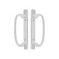 Handle Set, White, 3-15/16 in, SDH-SD-HDL-2045