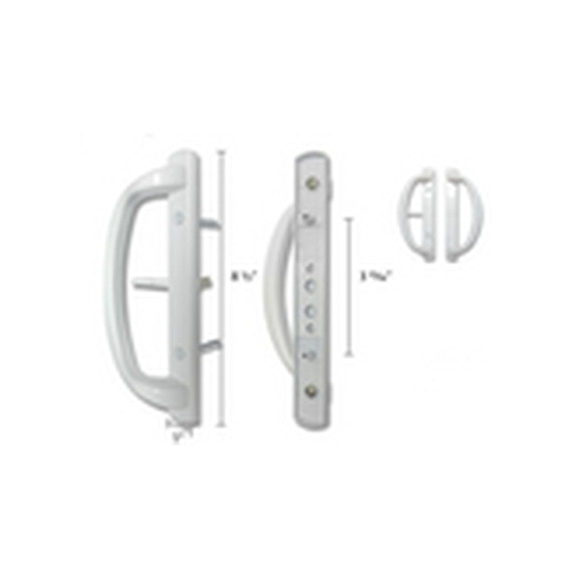 Handle Set, White, 3-15/16 in, SDH-SD-HDL-2054