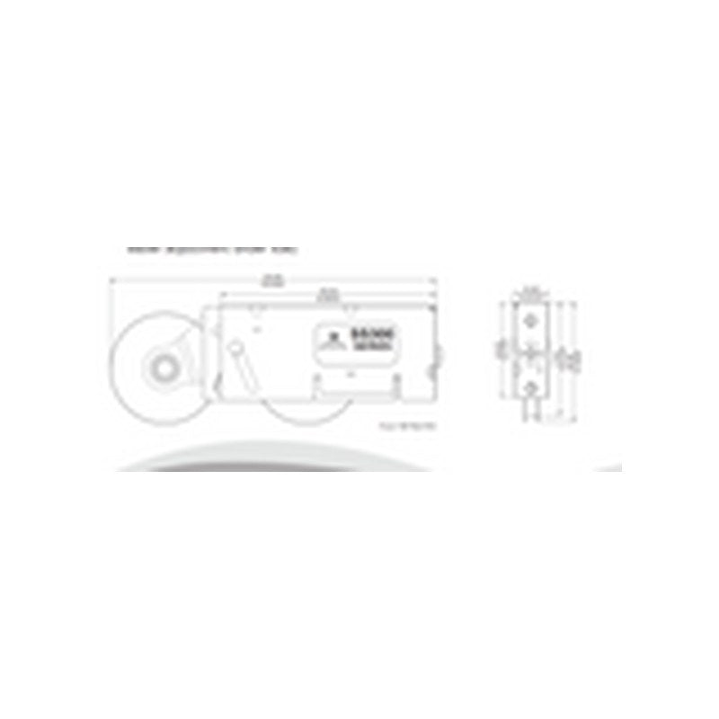 Single Roller, White